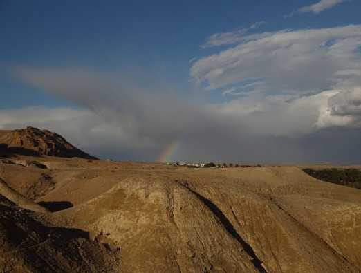 Masada at dawn and Dead Sea - 1